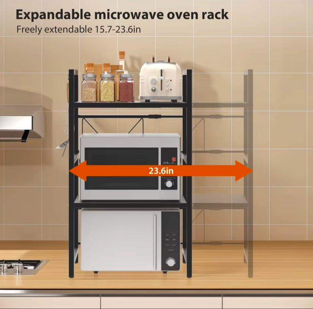 Expandable Microwave Shelf