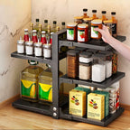 Multi Tier Adjustable Kitchen Pot Rack