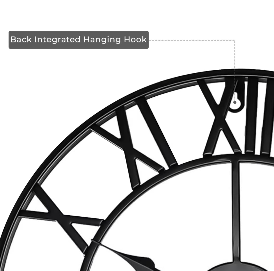 GARDEN WALL CLOCK ROMAN