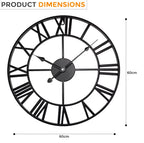 GARDEN WALL CLOCK ROMAN