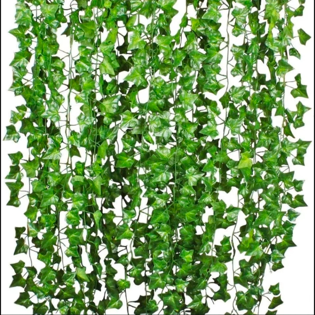 12 Pack 84 Feet Fake Ivy Leaves
