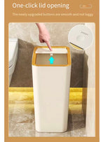 Press-Top Pop-Up Slim Trash Can